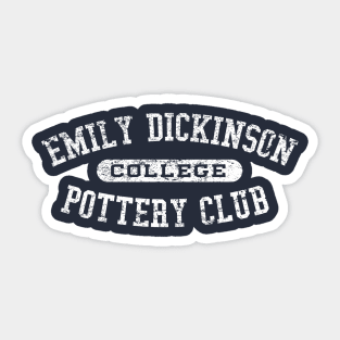 Emily Dickinson Pottery Club Sticker